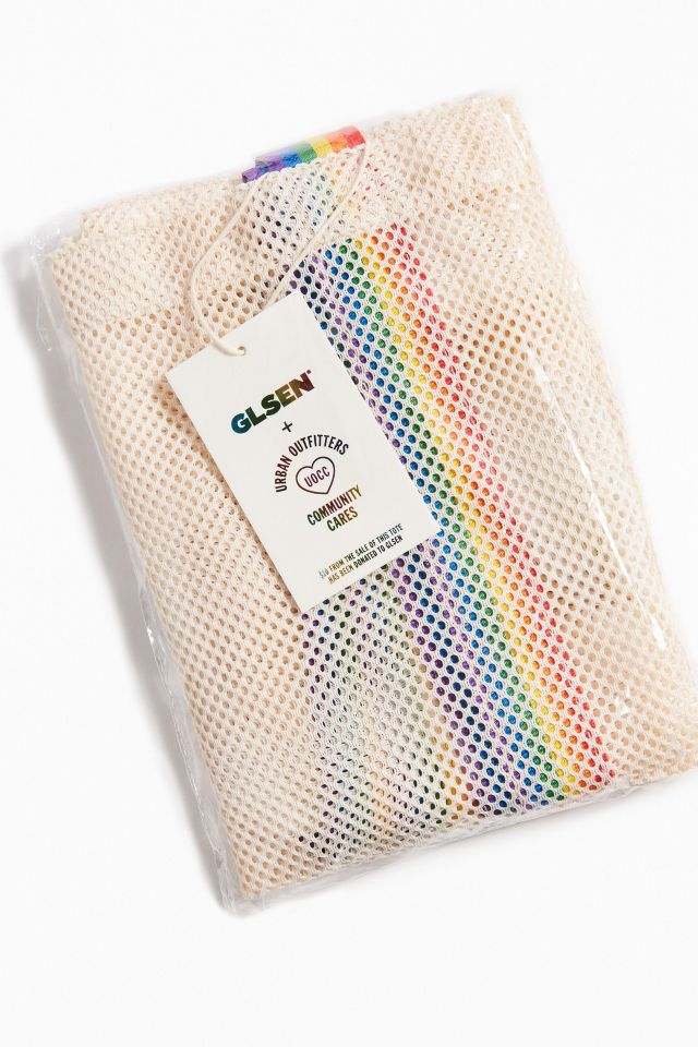 UO Community Cares + GLSEN Pride 2018 Rainbow Tote Bag #1