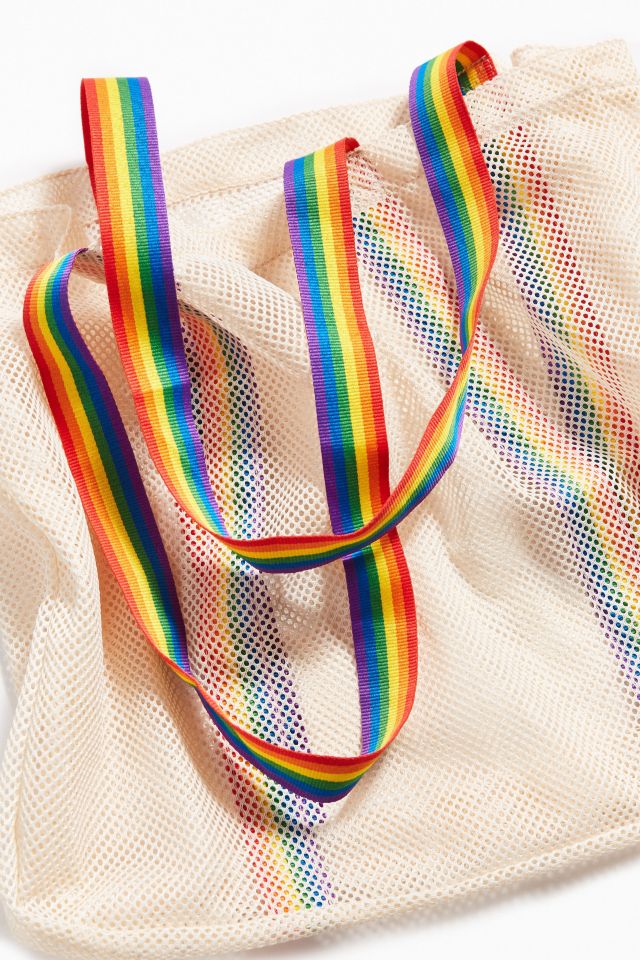 UO Community Cares + GLSEN Pride 2018 Rainbow Tote Bag #3