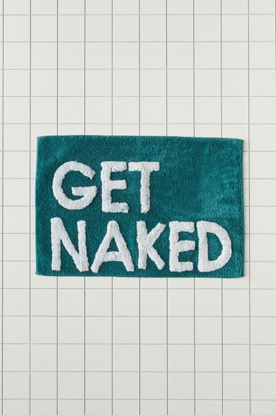 Urban Outfitters Get Naked Bath Mat In Dark Green