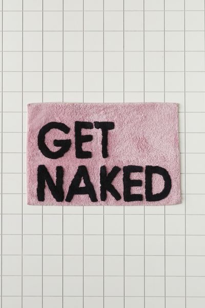 Urban Outfitters Get Naked Bath Mat In Rose