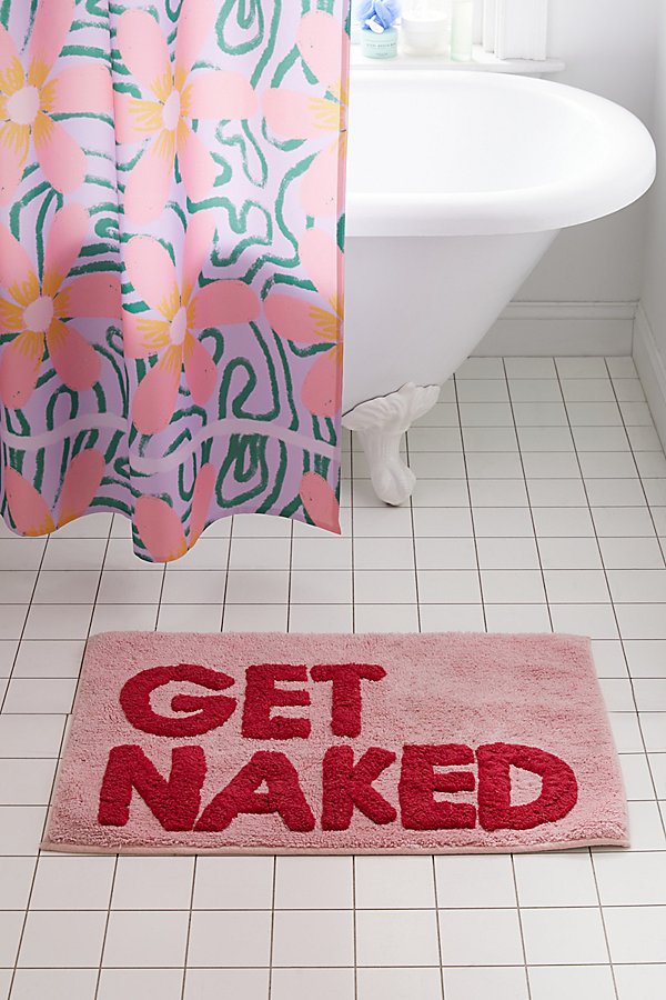 Urban Outfitters Get Naked Bath Mat In Peach