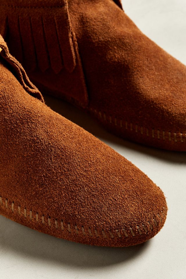 Minnetonka Classic Fringe 482, Stivali Mocassini Bambine e Ragazze