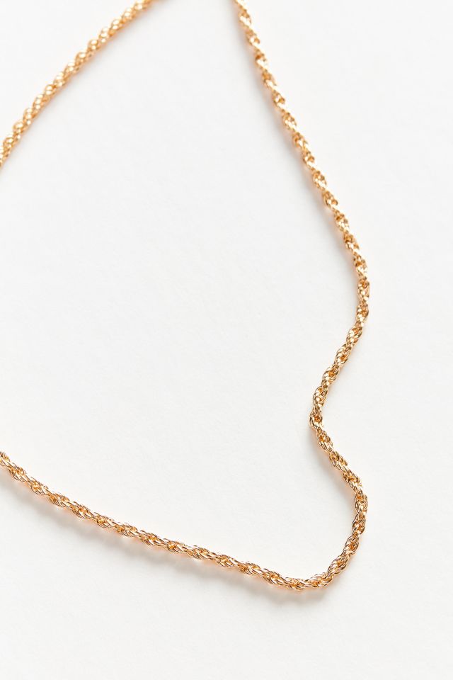 Collier à chaîne en corde minimaliste #2