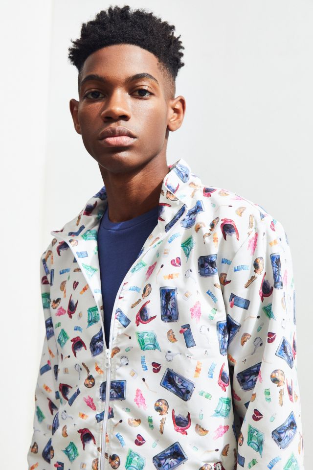 Le Fix Patterned Track Jacket #1