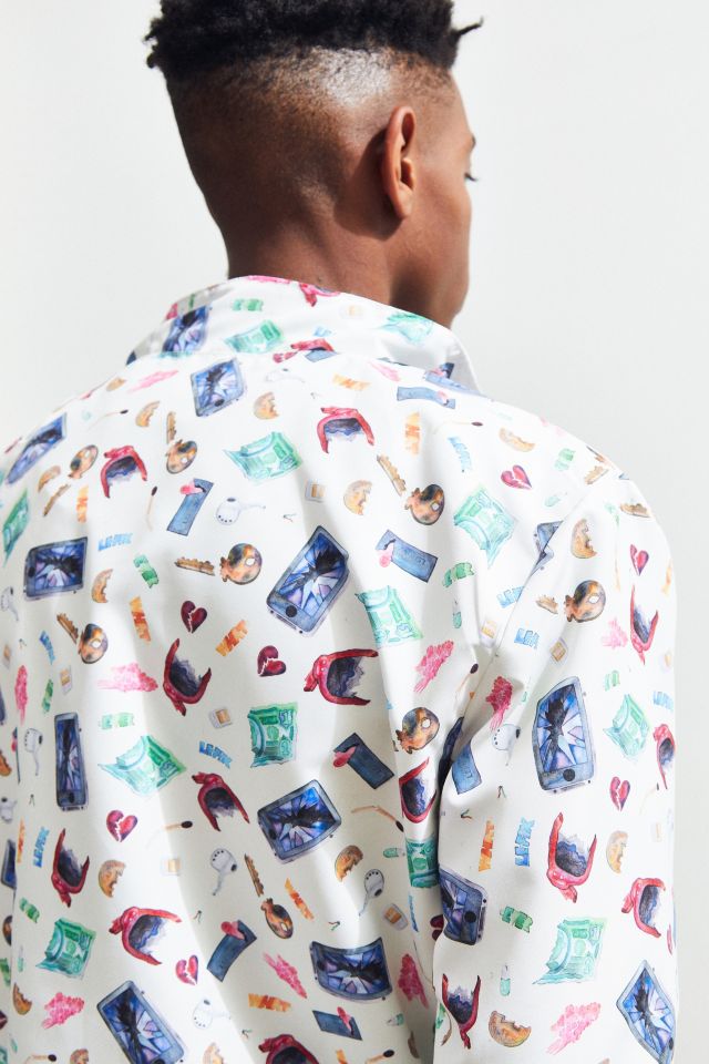 Le Fix Patterned Track Jacket #4