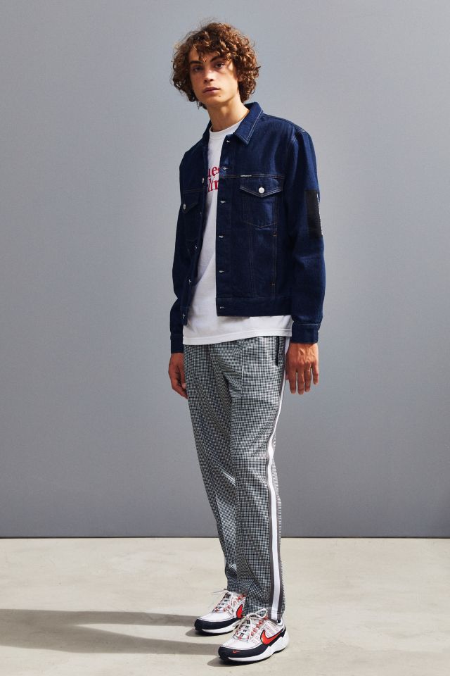 Calvin Klein Placed Logo Denim Trucker Jacket #5
