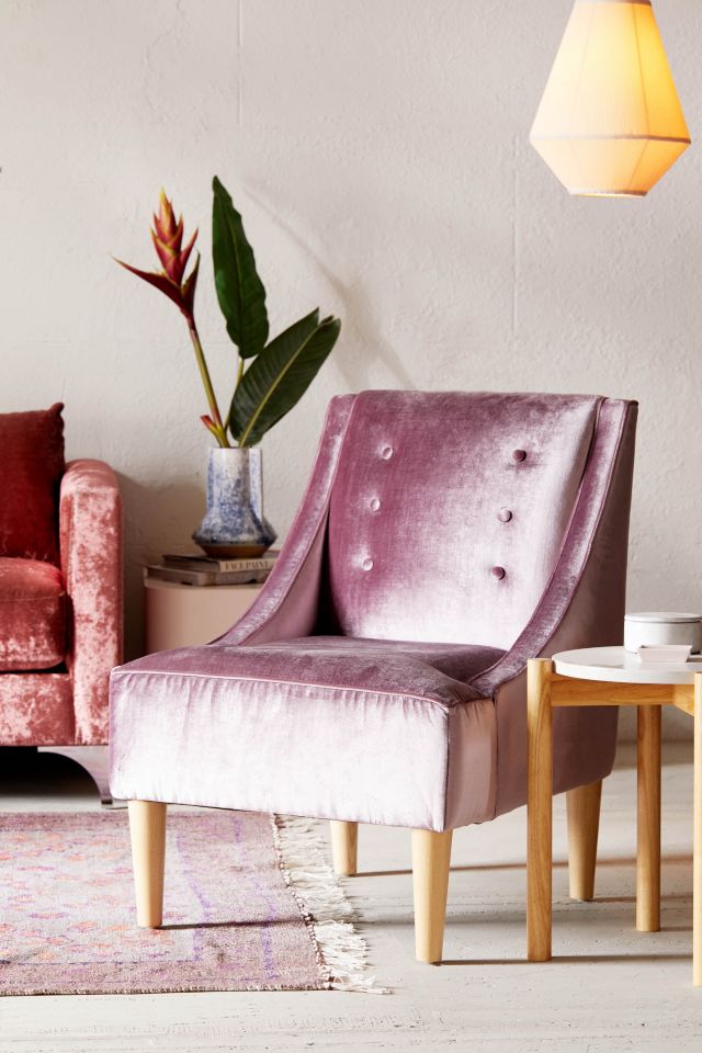 Inez Tufted Velvet Chair