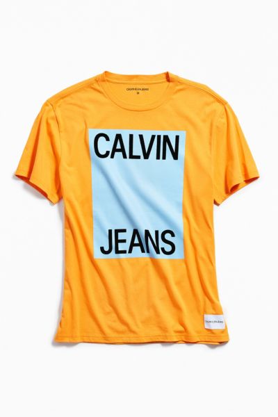 Calvin Klein Big Stacked Logo Tee | Urban Outfitters