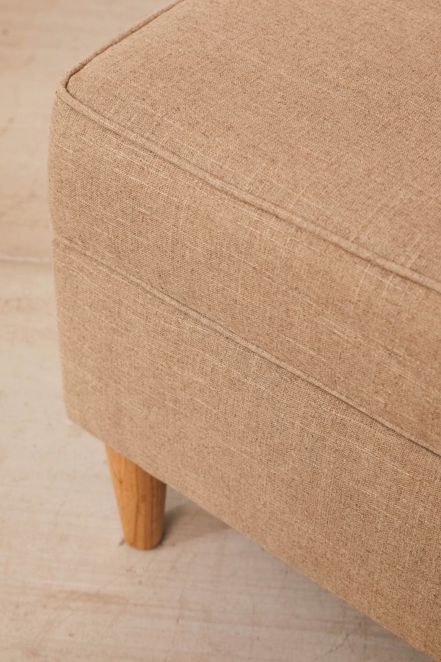 Raquel Linen Storage Ottoman #5