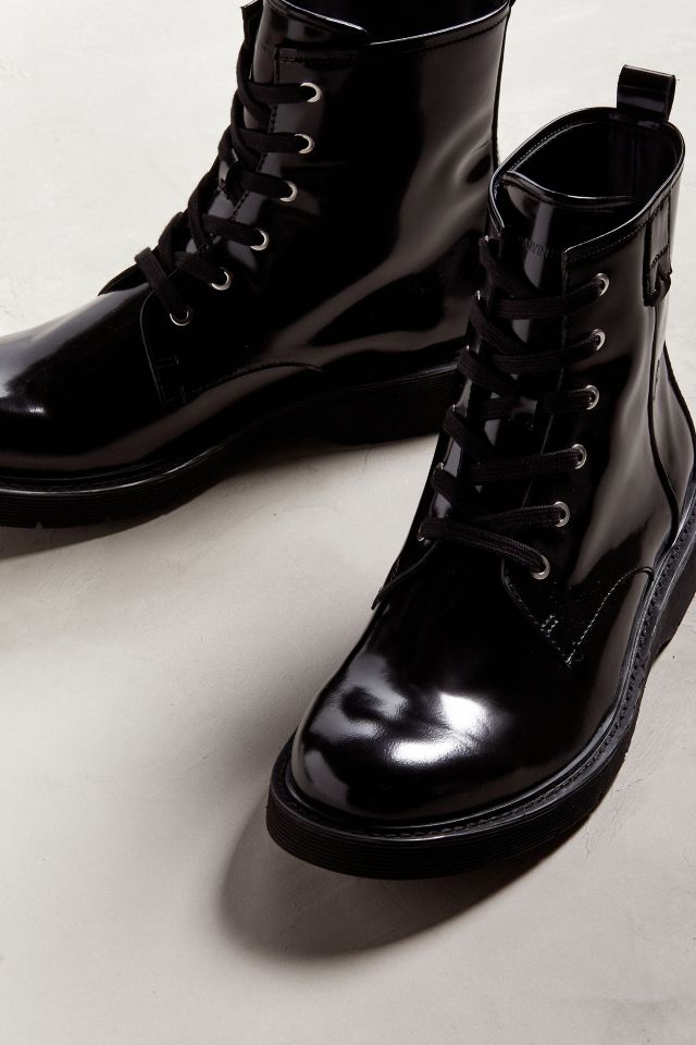 Calvin Klein Anselm Patent Lace Up Boot Urban Outfitters