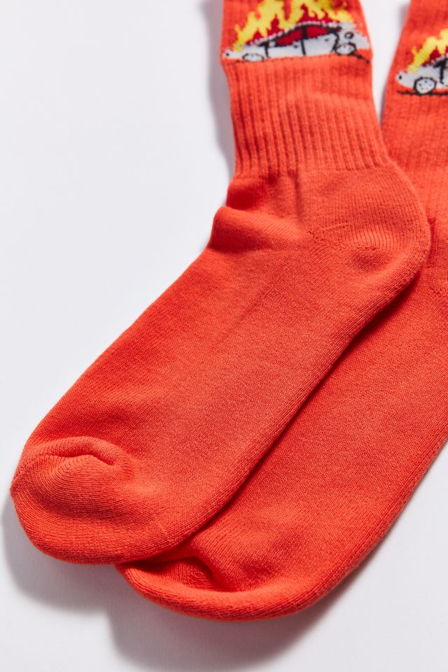 Skate Mental Fire Crew Sock #1