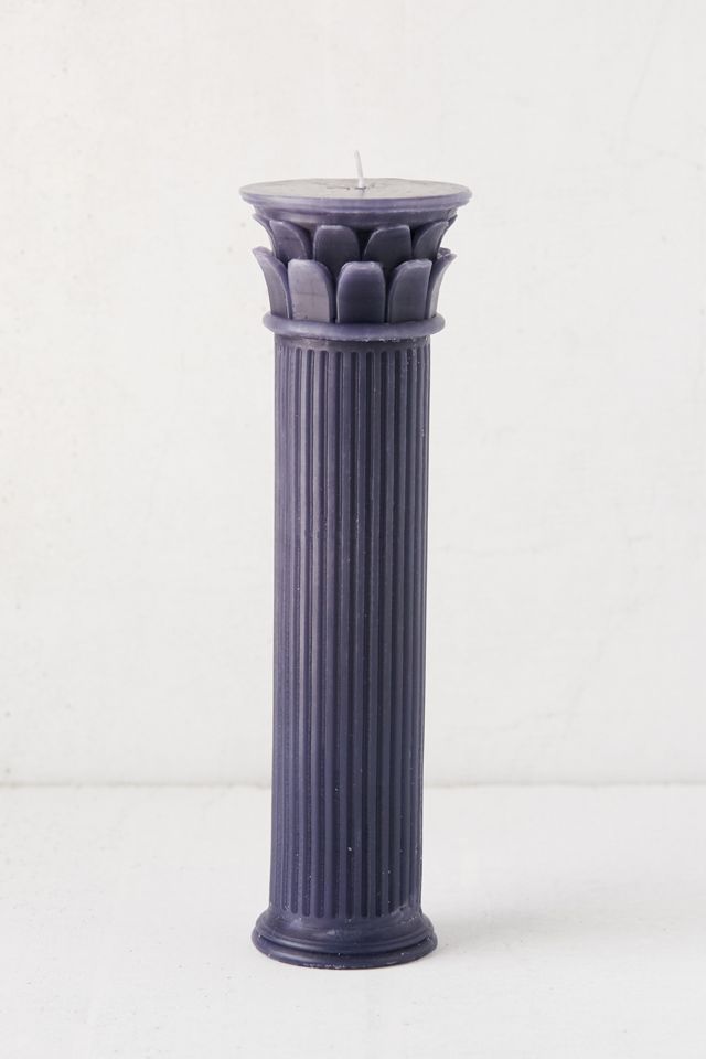 DOIY Design Hestia Blue Column Candle #1