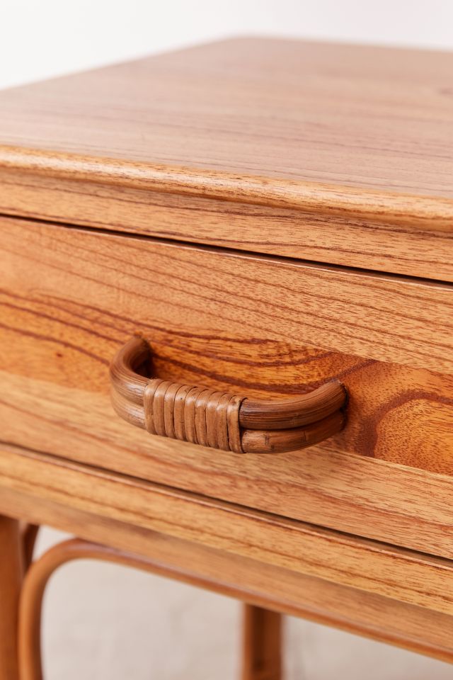 Wren Rattan Nightstand #4