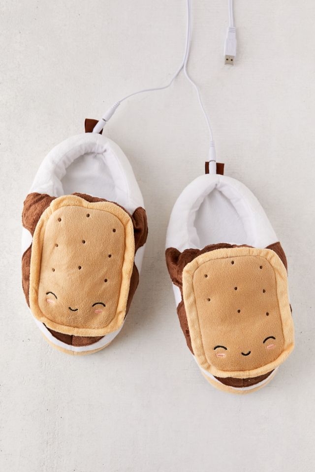 Smoko S’mores USB Heat-Up Plush Slipper #2