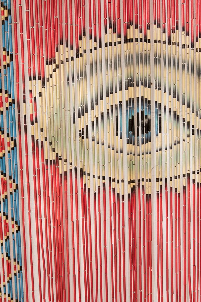 Eye Bamboo Beaded Curtain | Urban Outfitters