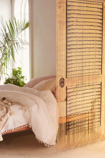 新品　アーバンアウトフィッターズ　バンブーカーテン Zebra Bamboo Beaded Curtain | Urban Outfitters