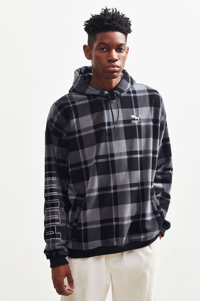 Puma outlet flannel hoodie