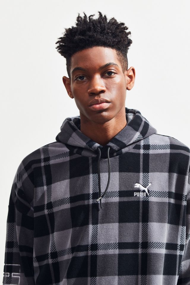 Puma check cheap sherpa hoodie