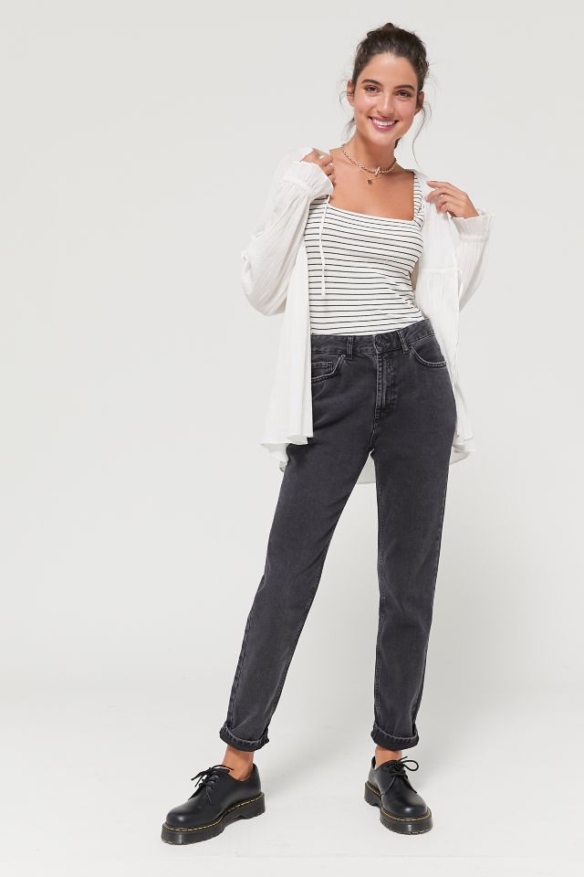 High rise black mom hot sale jeans