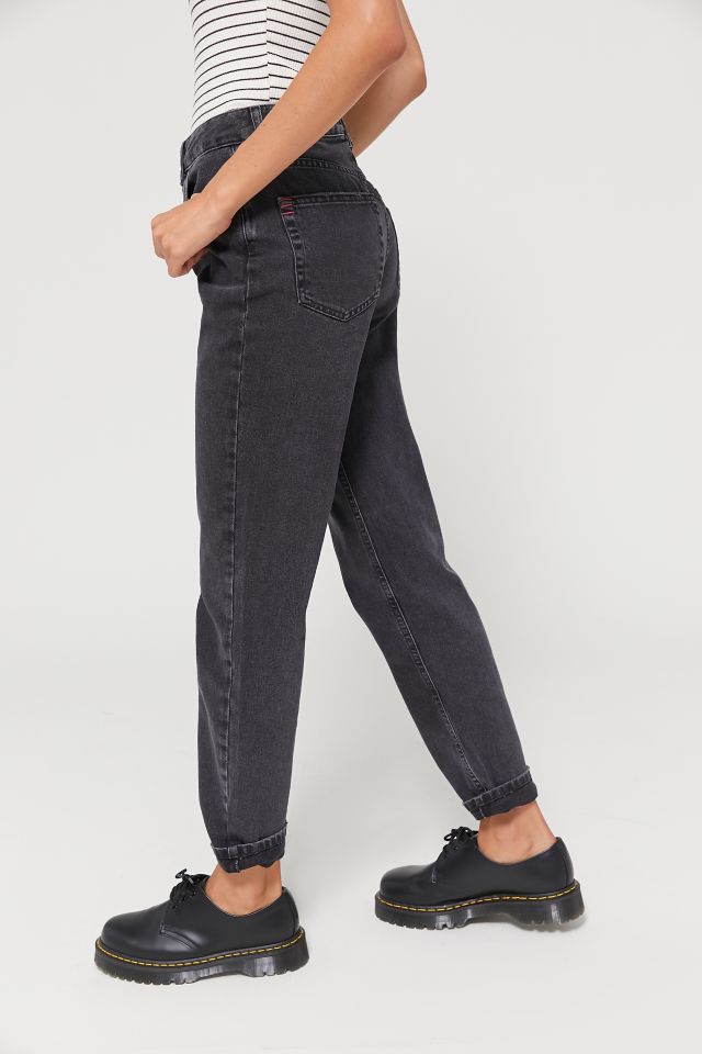 BDG High-Waisted Mom Jean – Washed Black Denim #2