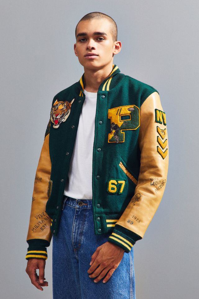 Letterman jacket ralph lauren hot sale