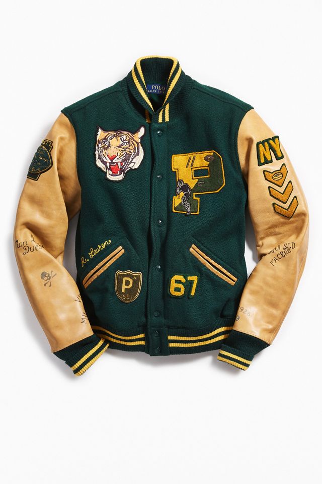 Polo Ralph Lauren Letterman Jacket Urban Outfitters