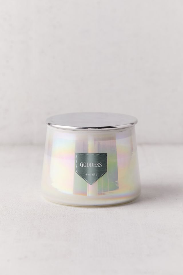 Iridescent Boho Glass Candle #1