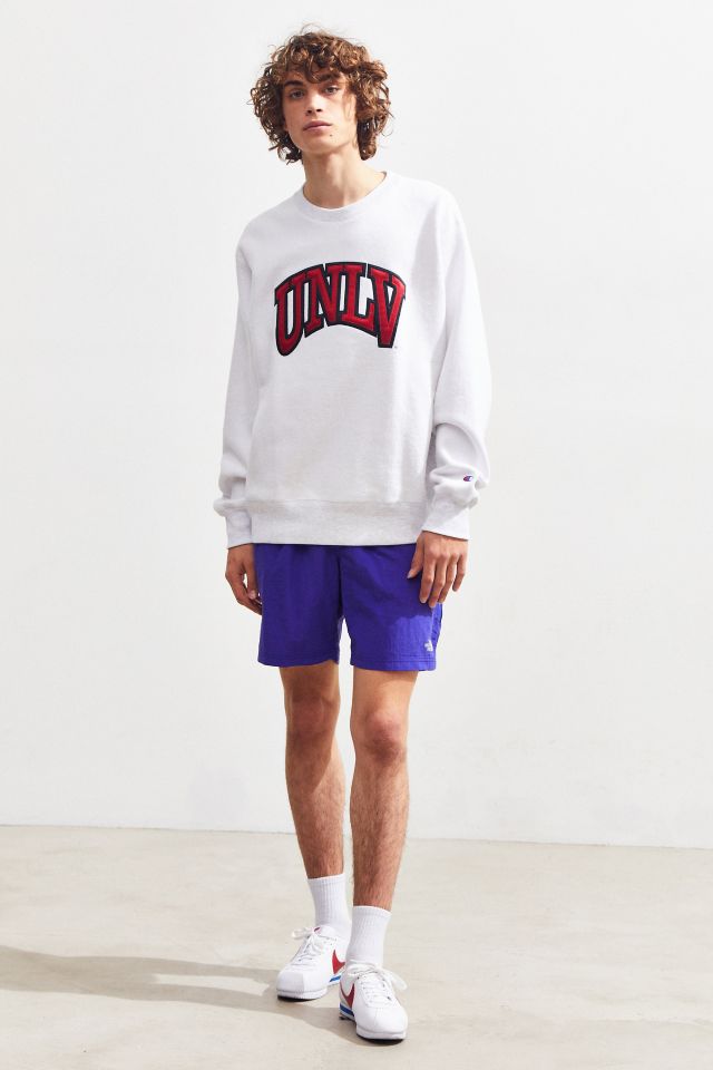 Champion UO Exclusif Université Du Nevada, Las Vegas Intérieur Extérieur Sweat-Shirt Ras Du Cou #5