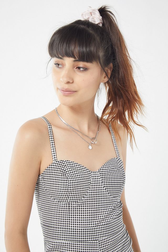 UO Gingham Bustier Jumpsuit #3