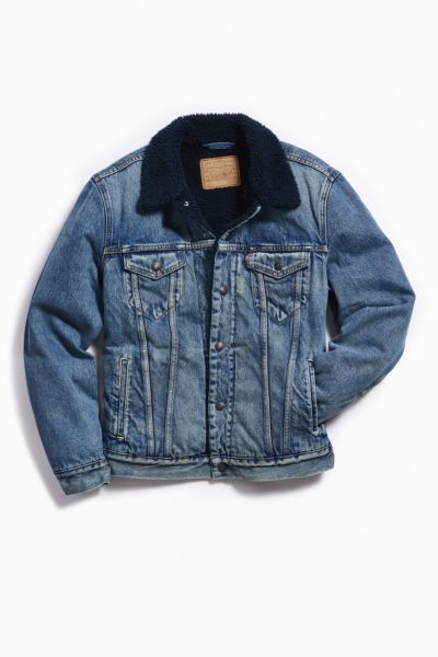 Levis sherpa deals indigo lamb