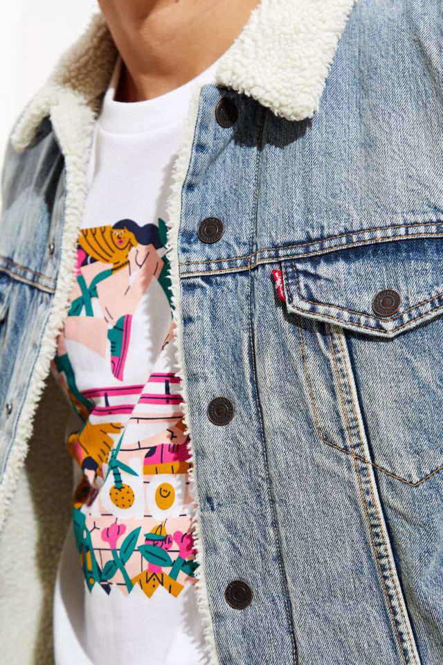 Levi’s Type III Sherpa Lined Denim Jacket #3