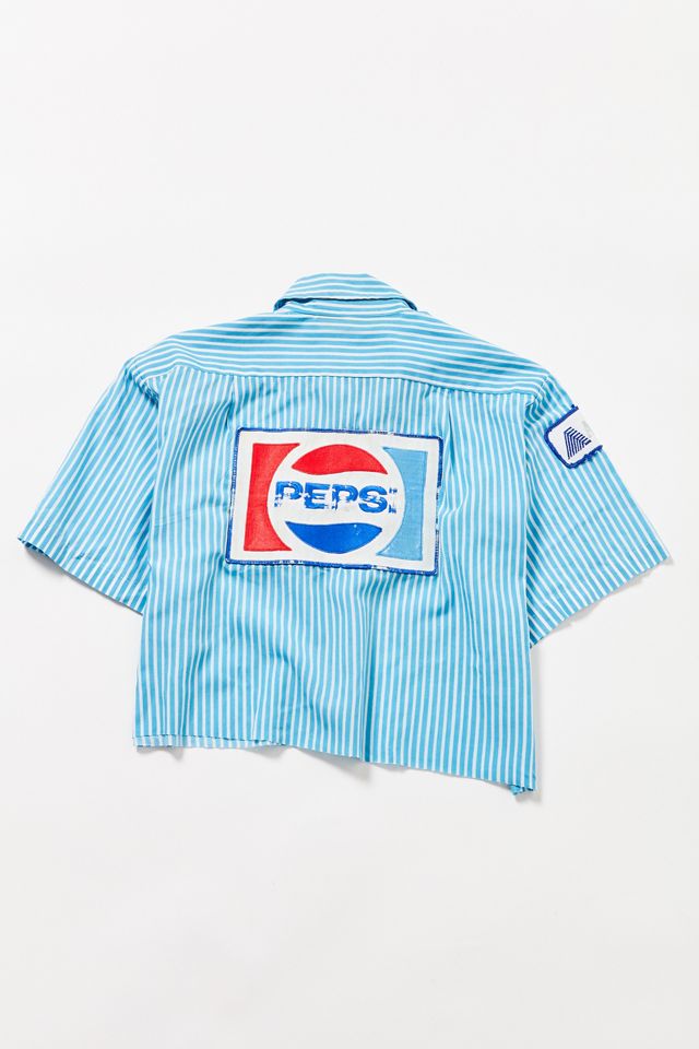 Vintage '80s Striped Pepsi Work Shirt | Urban Outfitters Vintage '80s Striped Pepsi Work Shirt | Urban Outfitters