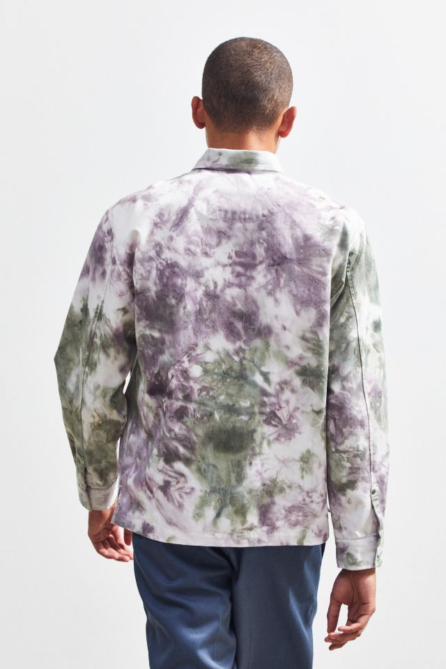 UO Tie-Dye Utility Zip Over Shirt #4