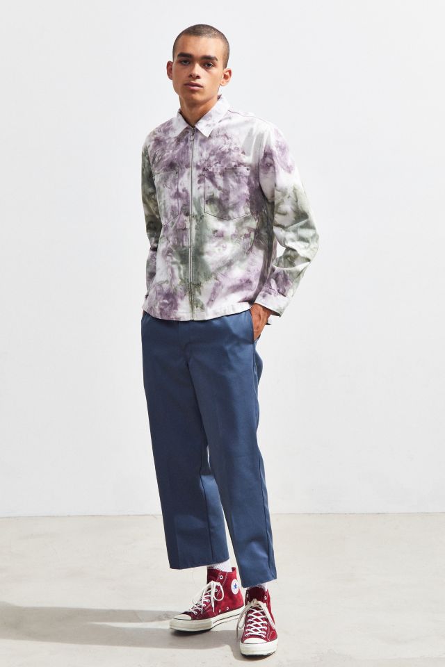 UO Tie-Dye Utility Zip Over Shirt #5
