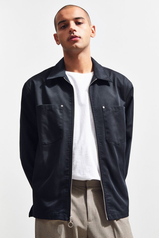 UO Utility Zip Over Shirt | Urban Outfitters