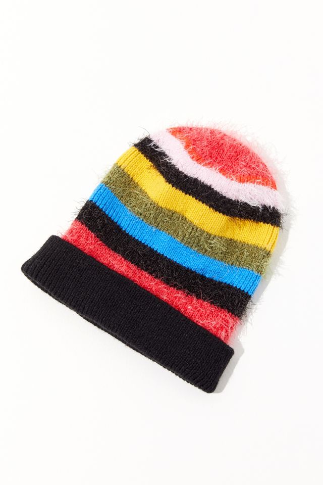 Rainbow Striped Beanie #1