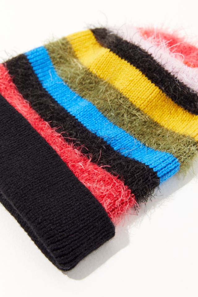 Rainbow Striped Beanie #2