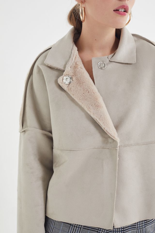 UO Felicity Reversible Faux Fur Jacket #2