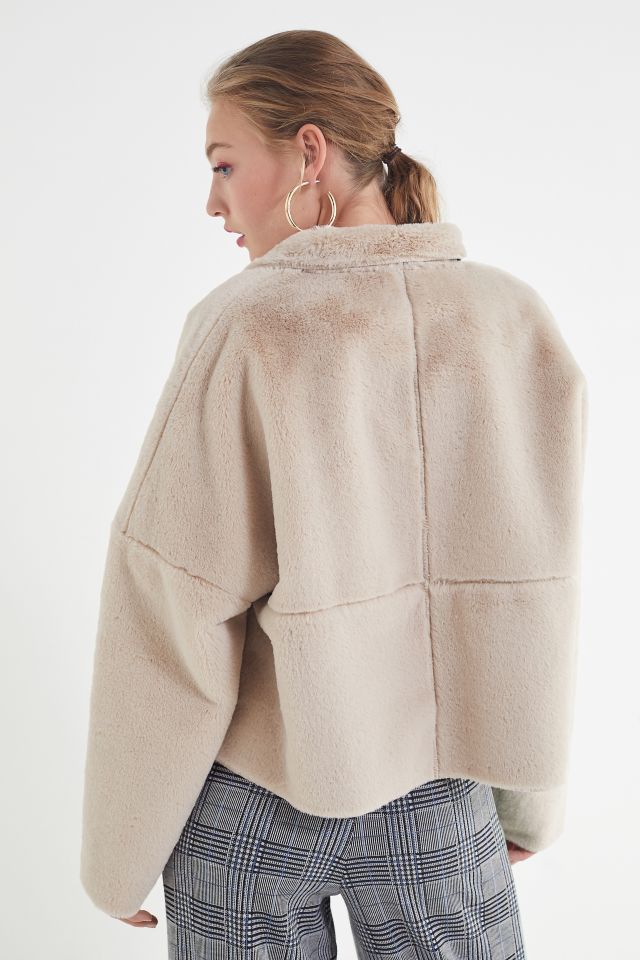 UO Felicity Reversible Faux Fur Jacket #3