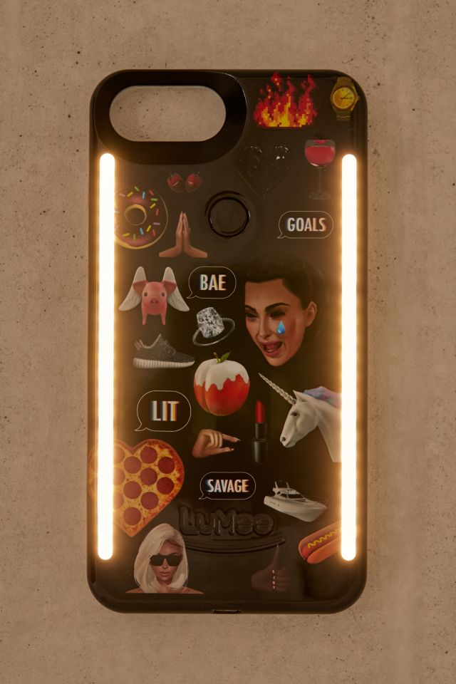 LuMee Duo Kimoji Collage iPhone 8/7/6 Plus Case #1