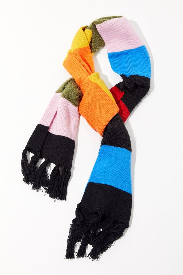 Rainbow Striped Scarf Urban Outfitters Canada