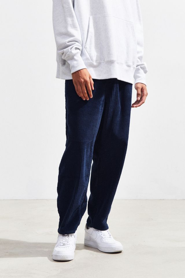 UO Pleated Corduroy Trouser Pant | Urban Outfitters