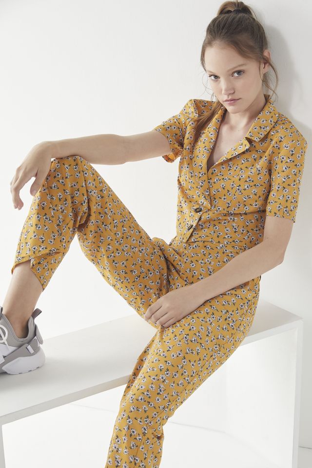 UO Floral Button-Down Top #1