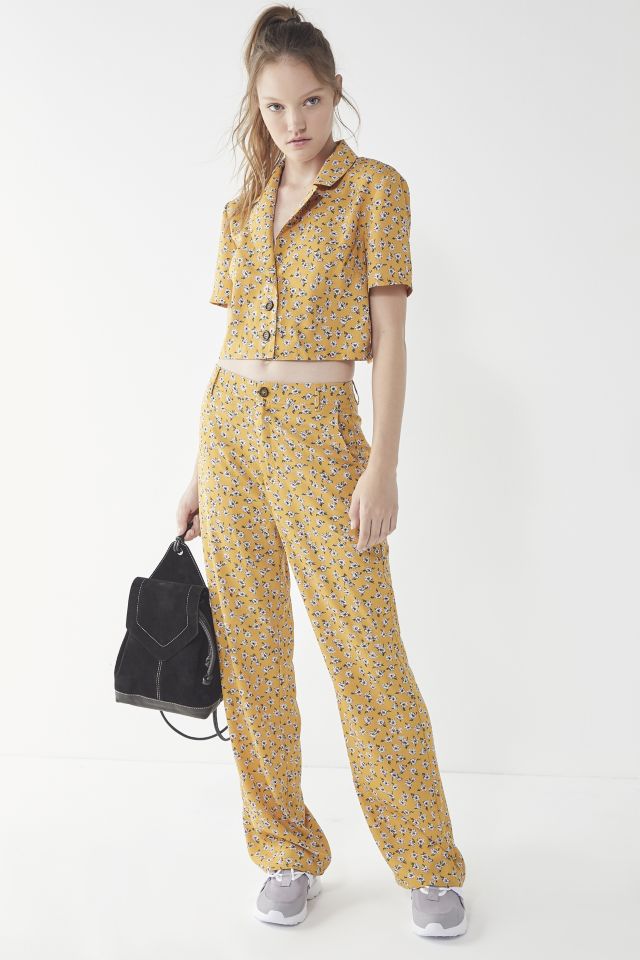 UO Floral Button-Down Top #3