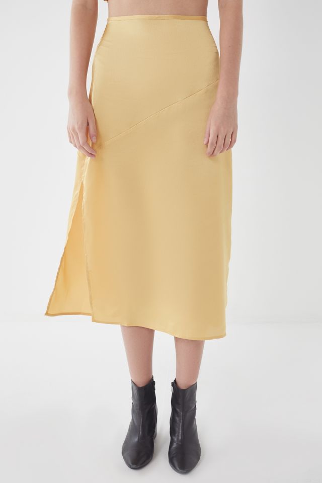 UO Molly Side-Slit Slip Skirt #2
