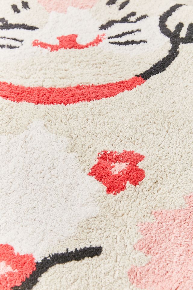 Lucky Cat Bath Mat #2