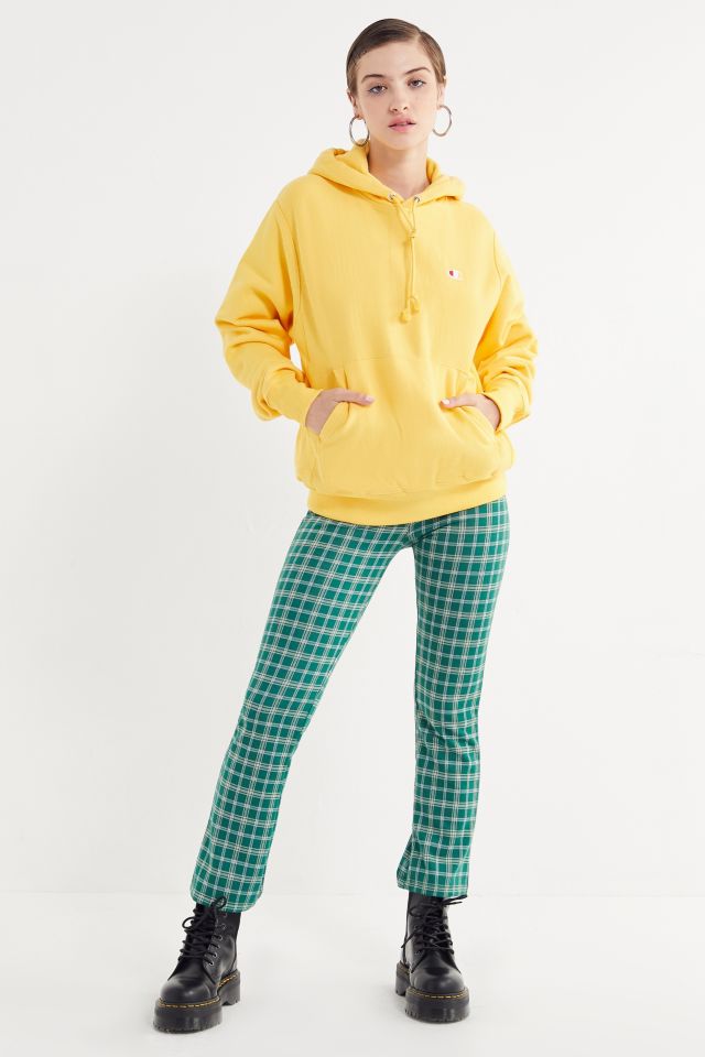 Urban outfitters shop yellow champion hoodie