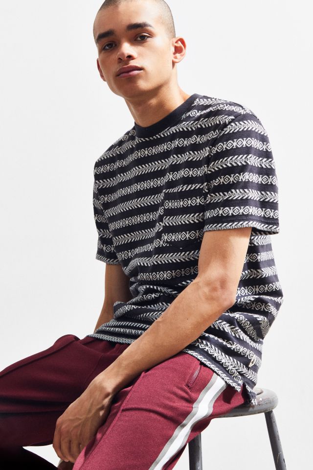 Insight Jacquard Stripe Pocket Tee