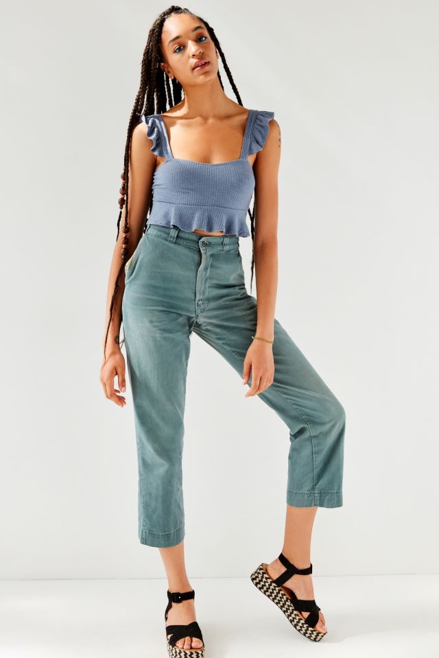 Pantalon de travail délavé vintage #1