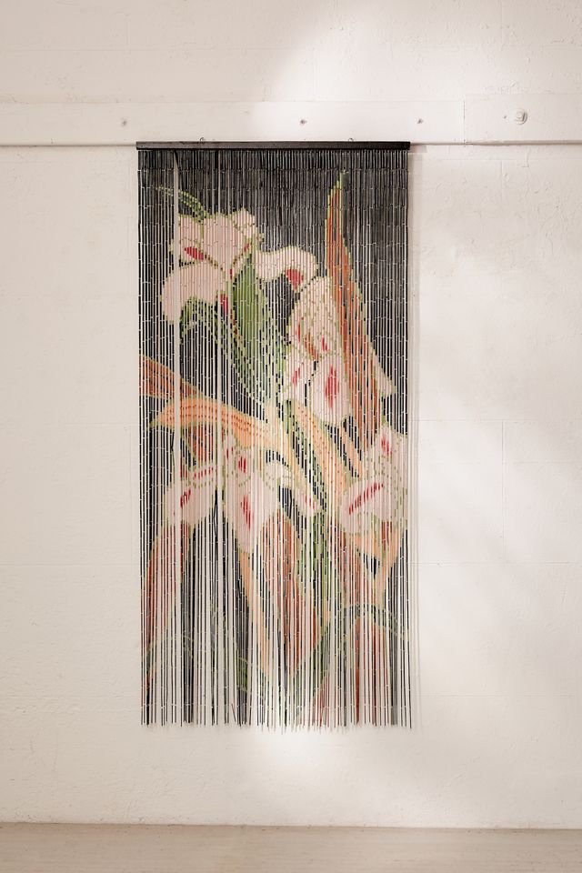 Iris Bamboo Beaded Curtain #1